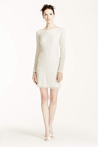 Short Wedding Dresses with Sleeves