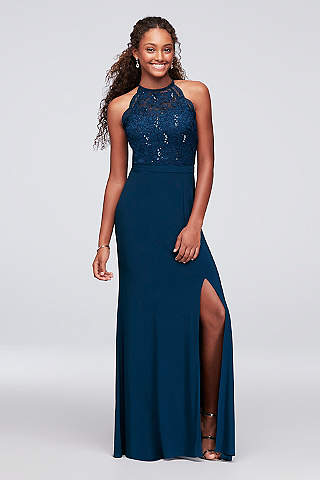 Blue High Low Prom Dresses
