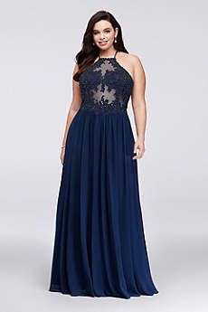 Dark Blue Sparkly Dress