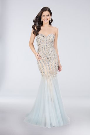 Strapless Formal Dress