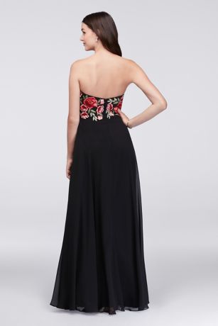 david's bridal empire waist chiffon