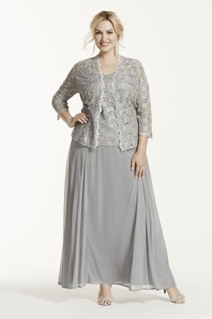 grey mother of the groom dresses plus size