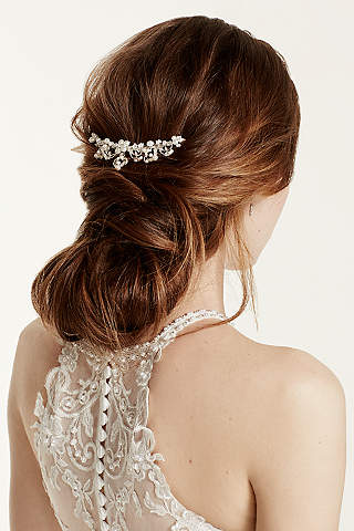 Hair Accessories And Headpieces For Weddings All Occasions Bridal Comb With Scroll Detail Pearls And Crystal