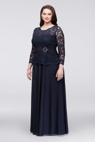 david's bridal mother of the bride plus size