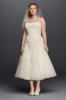Short &amp- Tea Length Wedding Dresses - David&-39-s Bridal