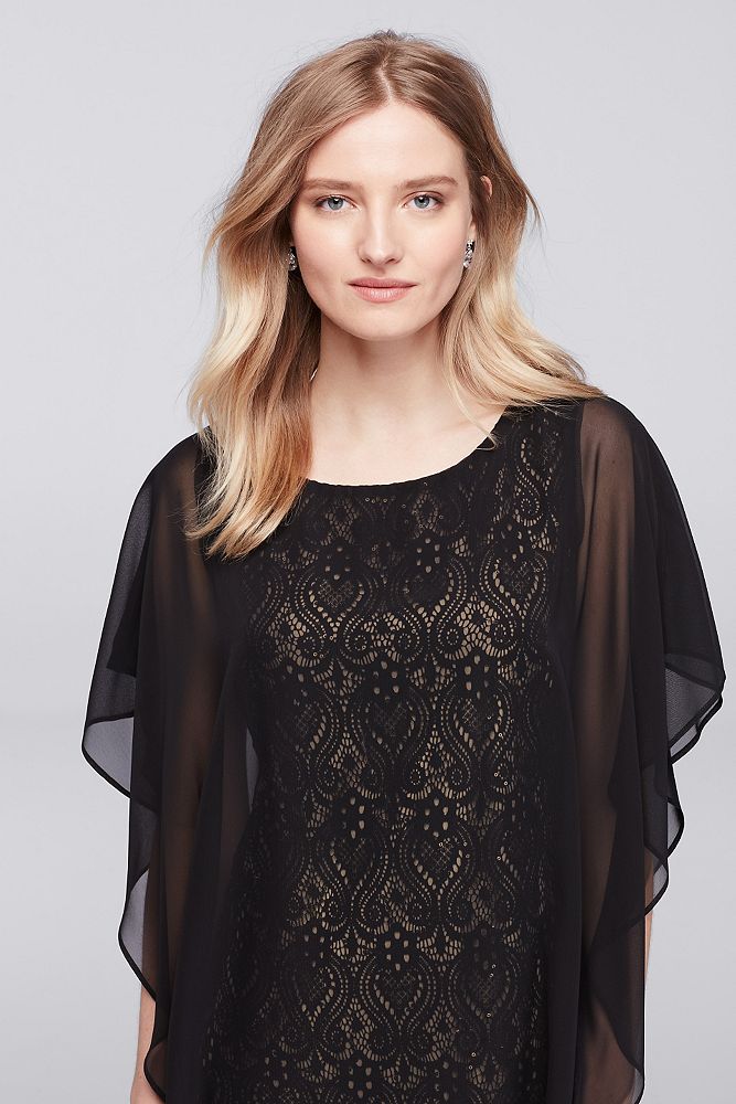 david's bridal shawl