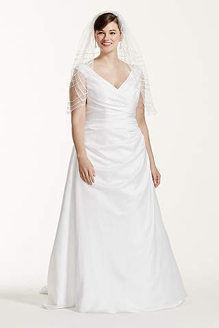 V-Neck Wedding Dresses &amp- Gowns - David&-39-s Bridal
