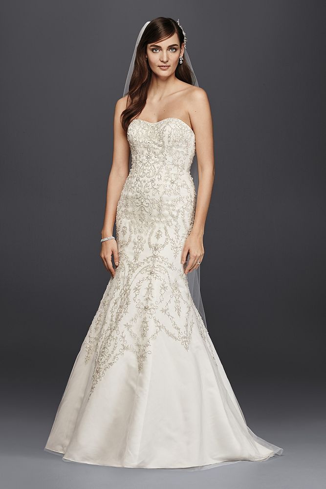 Best Oleg Cassini Mermaid Wedding Dress of all time Learn more here 