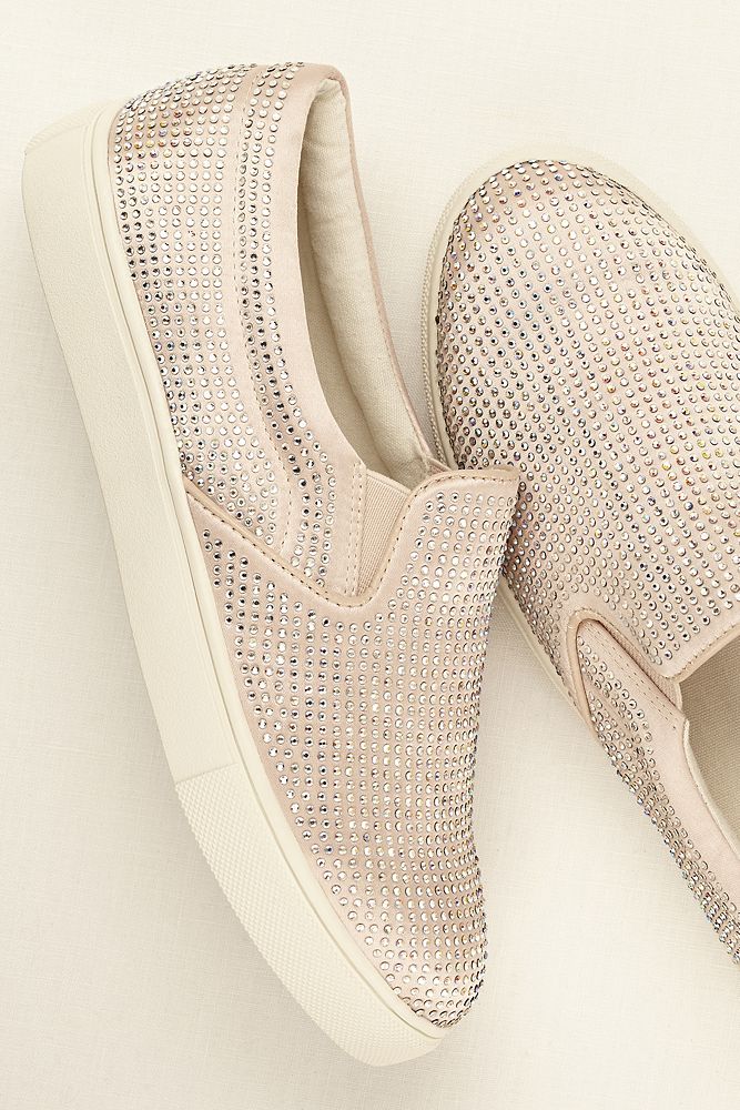 steve madden slip ons rose gold