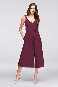 pink tea length dress