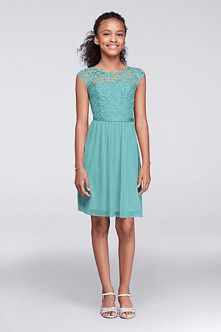Blue Junior Bridesmaid Dresses