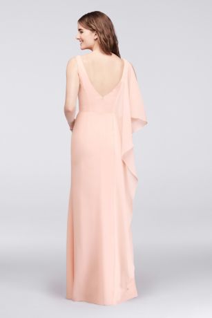 davids bridal chiffon wrap