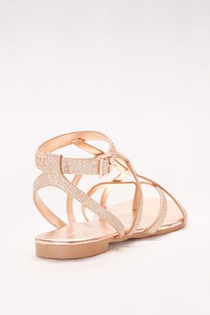 felda crystal embellished strappy evening shoe