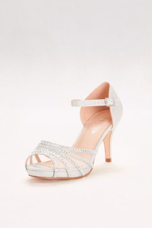 felda crystal embellished strappy evening shoe