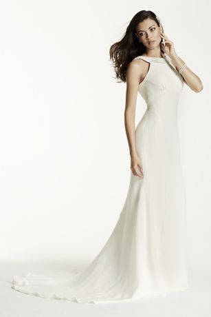 crepe back satin david's bridal