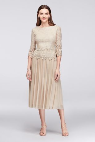 Alex Evenings Tea Length Dress