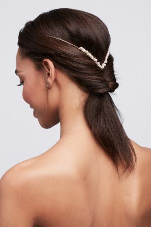 Feather Fascinator Headband Davids Bridal