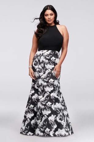 Black Plus Size Prom Dresses