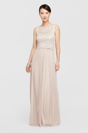 david's bridal mikado high low