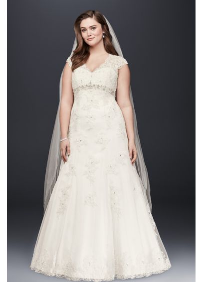 lace over top for wedding dress