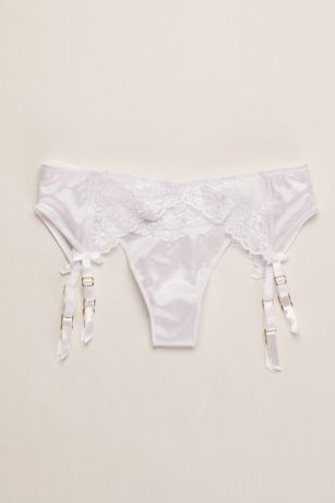 Faux Patent Leather Bow Belt David's Bridal