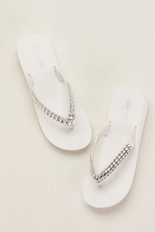 Wifey Glitter Flip Flops Davids Bridal