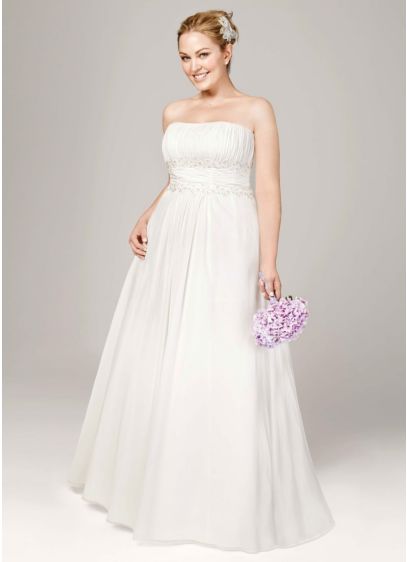 david's bridal empire waist chiffon