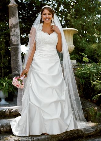 cap sleeve wedding dress plus size