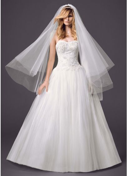 david's bridal tulle ball gown