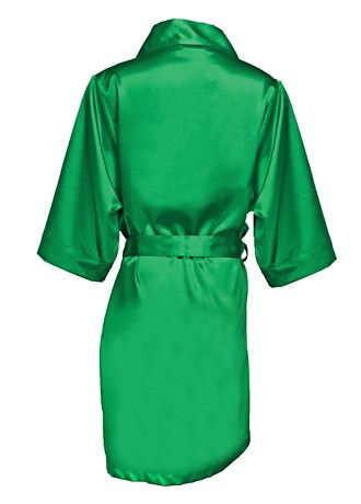 Glitter Print Mother of the Groom Satin Robe David's Bridal