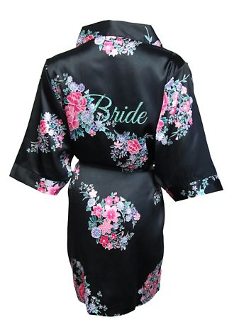 bride wrap robe