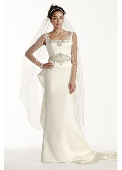 david's bridal oleg cassini mermaid