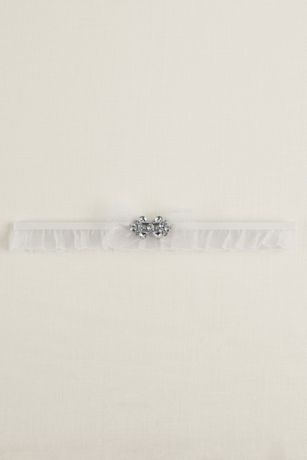 DB Exclusive Pearl Lace Bridal Garter Set Davids Bridal