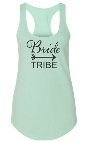 Anchor Motif Brides Mate Racerback Tank Top Davids Bridal 9236