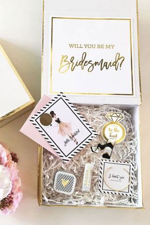 Personalized Match Box with Design David's Bridal