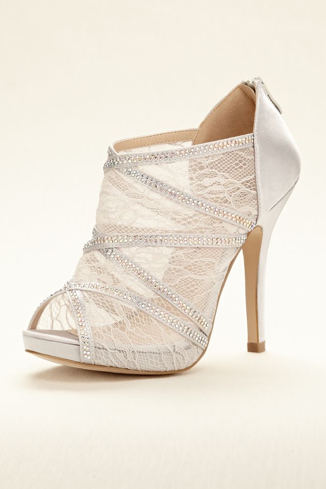 davids bridal lace sneakers