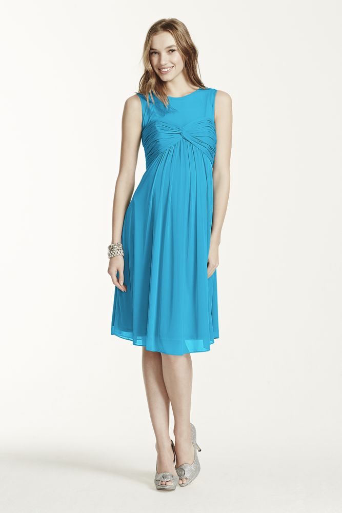 mesh maternity gown