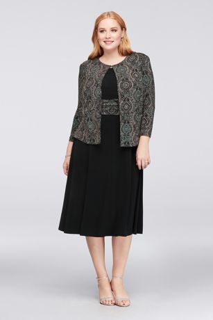 As-Is 3/4 Sleeve Plus Size Wedding Dress | David&rsquo;s Bridal