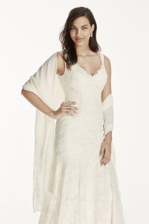 bridal chiffon wrap