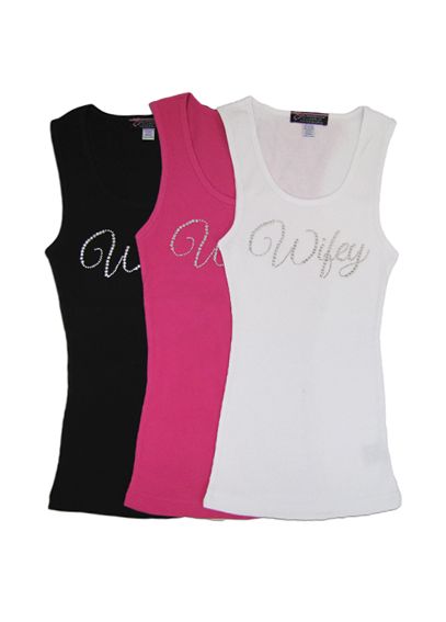 rhinestone ribbed tank