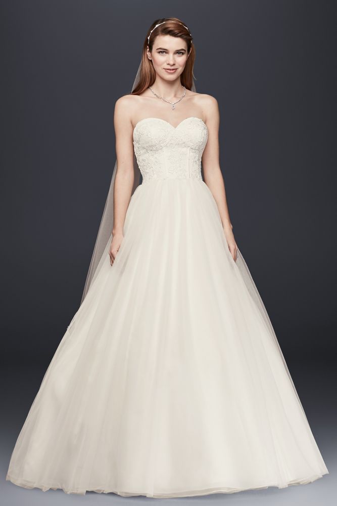 david's bridal princess ball gown