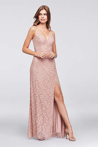 Light Pink Long Prom Dresses