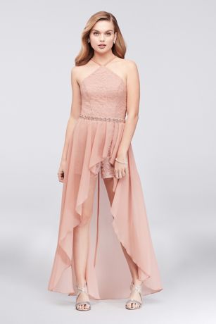 High Low Chiffon Dress