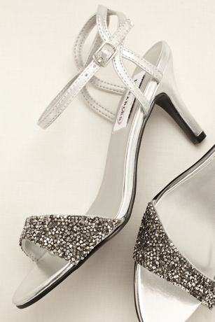 davids bridal silver sandals