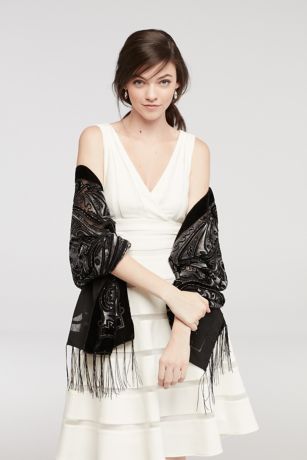 david's bridal shawl