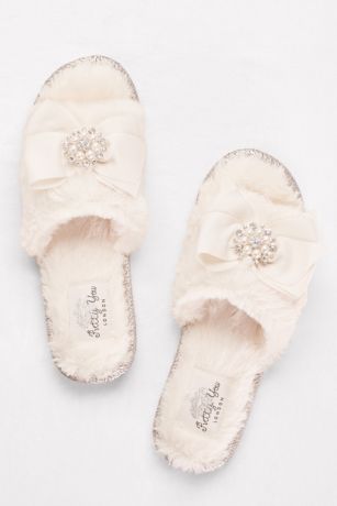 david's bridal slippers