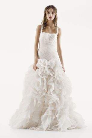 Ivory bridal bridesmaid dresses