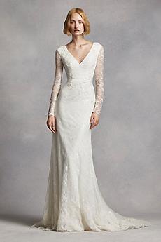 Long Sleeve Wedding Dresses &amp- Gowns - David&-39-s Bridal