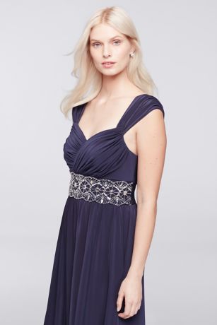 david's bridal jersey dress