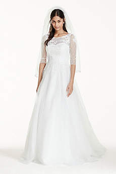Long Sleeve Wedding Dresses &amp Gowns  David&39s Bridal